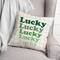 Lucky Stack St. Patrick's Day Throw Pillow